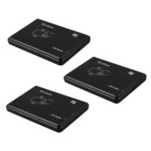3X USB RFID DeskTop ID Kartenlesegeraet Kartenleser Kontaktlos Card Reader
