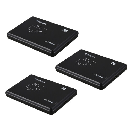 3X USB RFID DeskTop ID Card Reader Contactless Card Reader