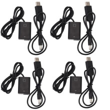 4X Np-Fw50 Dummy Akku mit Gleich Strom Versorgung (5V,2A) USB Adapter für A7R, A7, A7S, A7S Ii, A5000, A5100, A6000, A6500, A33, A35, A55, Alpha