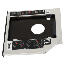 2X Hard Drive Caddy Tray 9.5mm Universal 2Nd HDD HD SSD Enclosure Hard Drive Caddy Case Tray(for SSD and HDD)