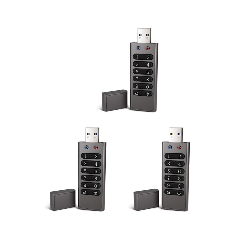 3X Secure Usb Drive, Volkcam 32Gb Encrypted Usb Flash Drive Hardware Password Memory Stick With Keypad U Disk Flash 6031692291968