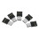 10Pcs Ultra  Type-C USB-C to USB 2.0 OTG Adapter for Cell Phone Tablet & USB Cable & Flash Disk 4