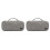 2X BOONA Portable Travel Storage Bag Multi-Function Storage Bag for Laptop Adapter,Power Bank,Data Cable,Charger,Gray 1