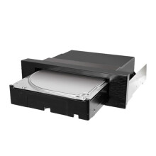 2X Universal Hot Swap Mobile Rack for 2.5 Inch or 3.5 Inch SSD/HDD, Internal Tray-Less Hard Drive Backplane Enclosure