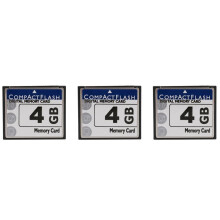 3X Professional 4GB Compact Flash Memory Card(White&)