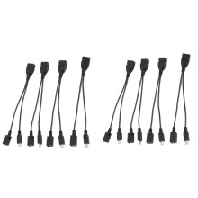 8 Pack OTG Kabel Adapter, 2 Im 1 Micro-USB zu USB Adapter (OTG Kabel + Strom Kabel) für Streaming Sticks Usw.