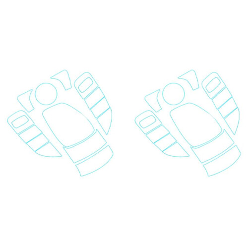 28Pcs Central Control Media Button Mouse Screen TPU Protector Film for   C E GLC W213 W205 X253 2015-2019