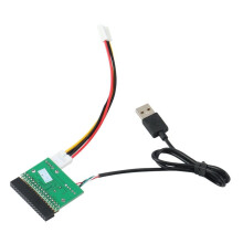 2X 1,44 MB 3,5 Tums Diskettenhetskontakt 34 PIN 34P Till USB-Kabeladapter PCB Board PC USB TILL FLOPPY U Disk Till Diskett