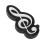 2X USB 2.0 Stick Cute Cartoon Memory Stick Music Notes Symbol USB 2.0 Memory External USB Flash Drive Memory Stick 4GB 5