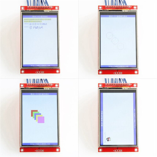 5pcs 3.5 Inch 480X320 SPI Serial TFT LCD Module Display Screen with Press Panel Driver IC ILI9488 for MCU 2