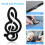 USB 2.0 Stick Cute Cartoon Memory Stick Music Notes Symbol USB 2.0 Memory External USB Flash Drive Memory Stick 16GB 1