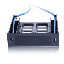 4 x USB 3.0 Frontpanel med 3,5 Tums Enhet/HåRddisk eller 2,5 Tums SSD/HåRddisk Till 5,25 Floppy Till Optisk Enhetsfack Fäste