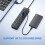 2X 7  USB Hub Splitter Multi Hub USB 3.0 Adapter USB Several  Power Adapter with Switches and Lights 6
