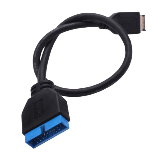 3X USB 3.1 Front Panel Header to USB 3.0 20Pin Header Extension Cable for  Motherboard 20cm 2