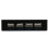 2pcs 3.5 Inch Floppy Bay 4  USB 2.0 Hub USB2.0 Front Panel Expansion Adapter Connector Bracket with 9Pin Cable 4
