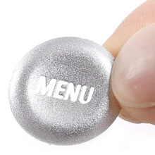 Car Aluminum Console Multimedia Button Frame Cover Sticker for Cooper JCW F54 F55 F56 F60 2014-2021( RADIO Model)