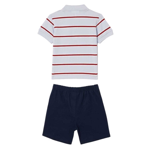 Lacoste Lacoste Baby Stripe Organic Cotton Top & Bottom Set 1