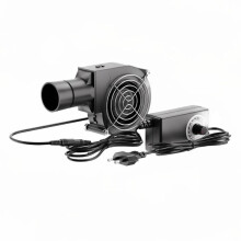 97Mm Turbo Blower Fan 12V  Vrouwelijke Connector Centrifugaal Koelventilator Ac220V Stroomadapter Verstelbare Snelheid Eu-Stekker