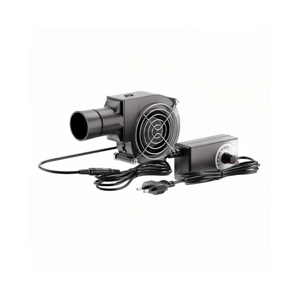 97Mm Turbo Blower Fan 12V Female Connector Centrifugal Cooling Fan Ac220v Power Adapter Adjustable Speed Eu Plug 4713114508343