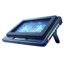 V22 Laptop-Kühler, USB-Ladefunktion, RGB-Licht für 13,3-17,3 Zoll Gaming-Laptops, 7-Fach Höhenverstellbare Laptop-Kühlung