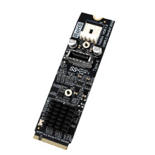 Scheda Adattatore M.2 NVME PCIe A Tipo e con Pannello Frontale USB 3.2 da 20 Gbps Tipo C e Tipo e, Chip ASM3242 per Scheda Madre PH6603