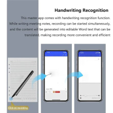 Lápiz Inteligente para Notebook, Bolígrafo Digital OCR, Bolígrafo Sincronizado para Reuniones de Estudiantes, Pintura, Grabación de Notas, Voz,