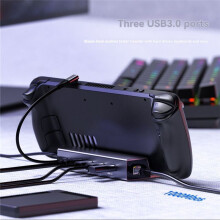 Handheld Charging Dock Multi Port USB HUB Video Converter Base Expansion Dock