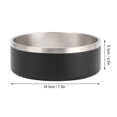 Acier inoxydable 304 épaissi noir Taille:Petite cap 1