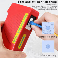 Glasvezelreinigercassette Fiber EndFace-Reinigingsdoos Pigtail-Reiniger voor FC/SC/ST/LC Optische Vezelreiniger-Gereedschappen