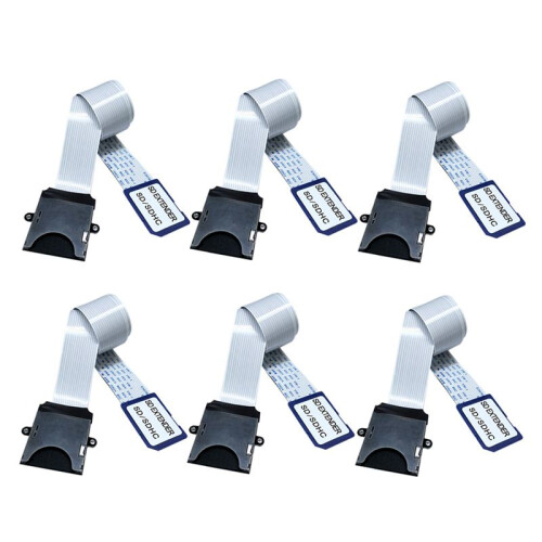 6X  to  Card Extension Cable Card Read Adapter Extender Micro- to /SDHC/SDXC Memory Card Extender Linker