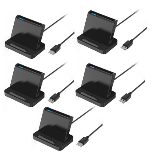 5X  Card Reader USB CAC IC ATM  Card Reader Universal SIM Card Reader USB-CCID ISO Connector for Windows Linux