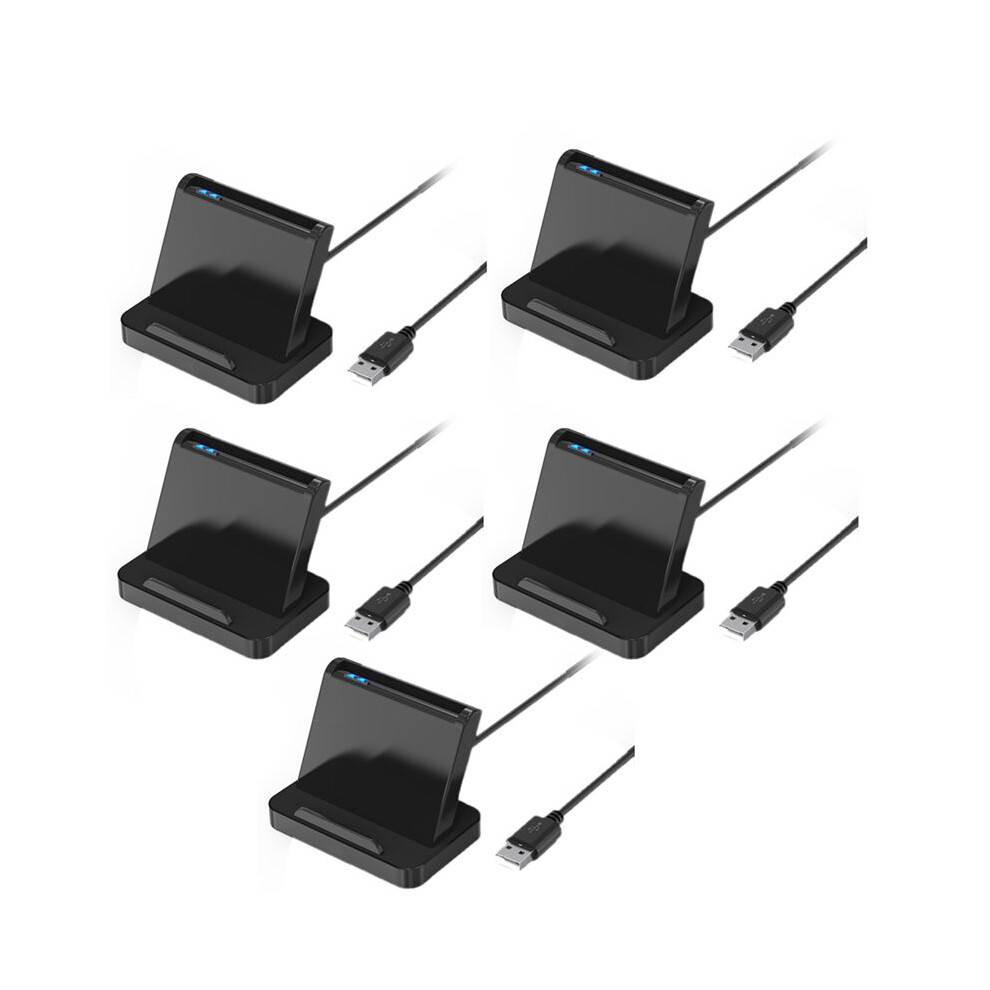 5X Card Reader Usb Cac Ic Atm Card Reader Universal Sim Card Reader Usb-Ccid Iso Connector For Windows Linux 6034064100165