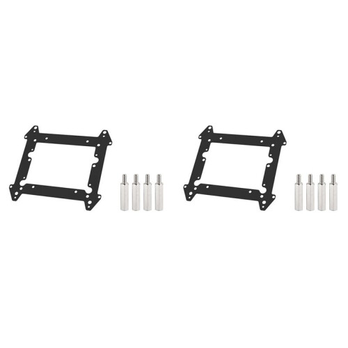 2pc 12cm Fan Hard Drive Bracket SSD 3.5 Inch Hard Drive Bracket Extended Multi-Layer Stacking Bracket