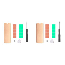 2X Copper M.2 SSD HeatSink Hard Disk Cooler with Thermal Solid State Disk Radiator 0.5mm for M.2 2280 NVMe SSD,TN80