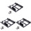 3X Double Layer SSD Metal Frame 2.5 to 3.5 Internal Mounting Computer SSD Hard Drive Converter Adapter Bracket 1