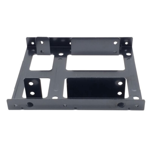 3X Double Layer SSD Metal Frame 2.5 to 3.5 Internal Mounting Computer SSD Hard Drive Converter Adapter Bracket 2