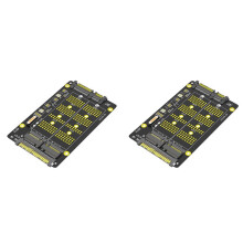 2X 2 in 1 Combo M.2(NGFF) NVME PCI-E SSD to U.2 SFF-8639 & M.2( NGFF) SSD to Adapter