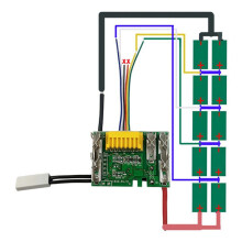 4X BL1830 Akumulator Litowo-Jonowy PCB ObwóD Ochronny ŁAdowania dla 18V 1.5Ah 3Ah 6Ah 9Ah BL1815 BL1860 BL1890