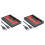 2X Gabinete SSD, Gabinete de Disco Rígido de 2,5 Polegadas Adaptador  para USB3.0 Conversor Externo Estojo SSD para Laptop   PC 1