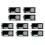 10 Set Nerd Miner V2 ESP32 Crypto Solo Lottery 117KH/S Master T190 Win BTC with Low Power Consumption WiFi Connection 1