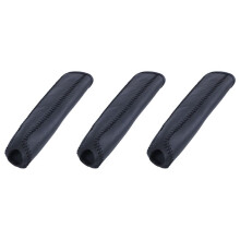 3X Leather Funda Protectora de la Cubierta del Freno de Mano para / Accord / 8, LÍNea Negra Negra