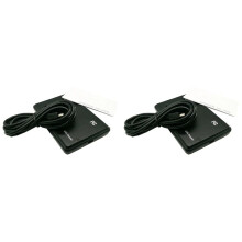 2X RFID Card Reader with USB Port, 13.56MHz IC Card, Contactless Sensitivity, Support Window System Linux