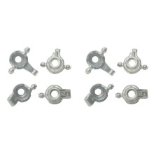 4X Anteriore nel Metallo Tazza di Sterzo Mozzo Posteriore Set per XLF X03 X04 X-03 X-04 1/10 Brushless RC Auto Parti di Aggiornamento Accessori di