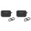 2X Protective Carrying Case Shockproof for  Gemini II Headphone Dustproof Soft Housing Washable(Black) 1