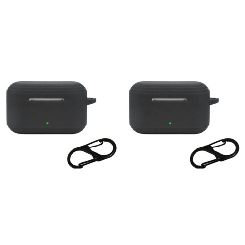 2X Protective Carrying Case Shockproof for  Gemini II Headphone Dustproof Soft Housing Washable(Black)