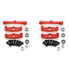 2X Metalowy Zespół Kierowniczy z Łożyskiem do TT-02 TT02 TT02B TT02T 1/10 RC Car Upgrade Parts