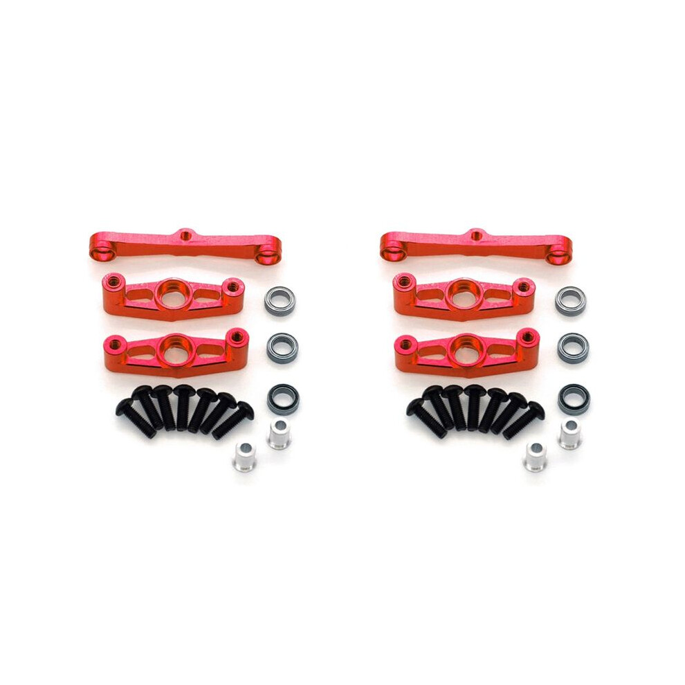 2X Metal Steering Assembly With Bearing For Tt-02 Tt02 Tt02b Tt02t 1/10 Rc Car Upgrade Parts 6031692436727