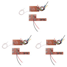 6PCS 5CH RC Remote Control 27MHz Circuit PCB Transmitter and Receiver Board Car Radio System Accessories 20-25M