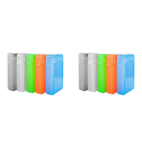 10 PCS 3.5 Inch Portable IDE  HDD External Case Hard Drive Case Hard Case PP Protection Case 1