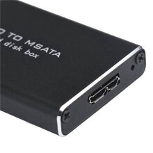 10X MSATA para USB 3.0 SSD Gabinete Disco Rígido Externo Caixa de Armazenamento Adaptador para 30X50Mm 30X30Mm MSATA SSD